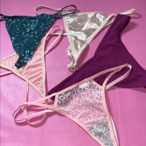 Set of Colorful Thongs